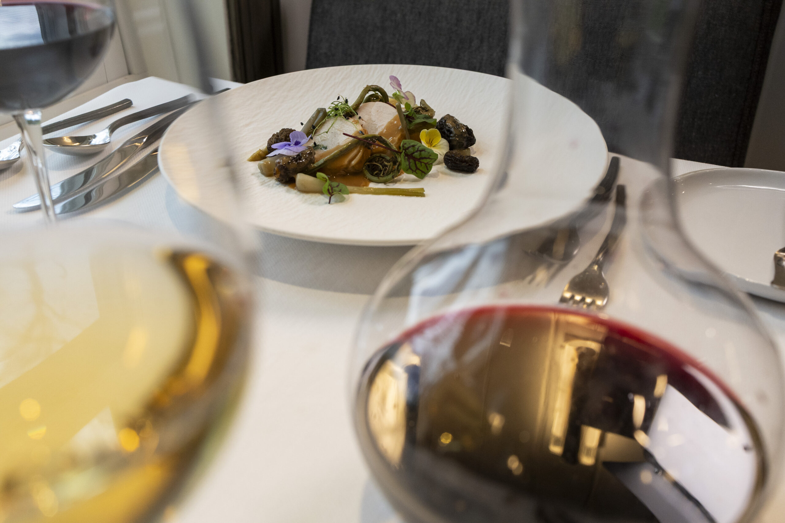 A beautifully plated Opus course