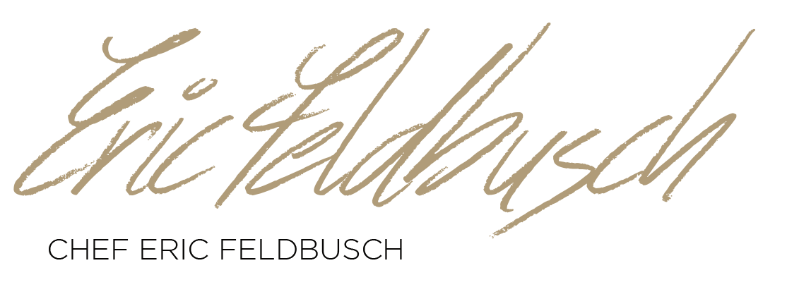 Signature of Chef Eric Feldbusch